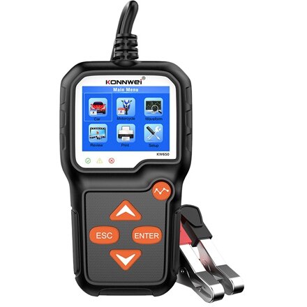 Oferte la Tester Baterii TESTER BATERII KW650 Negru