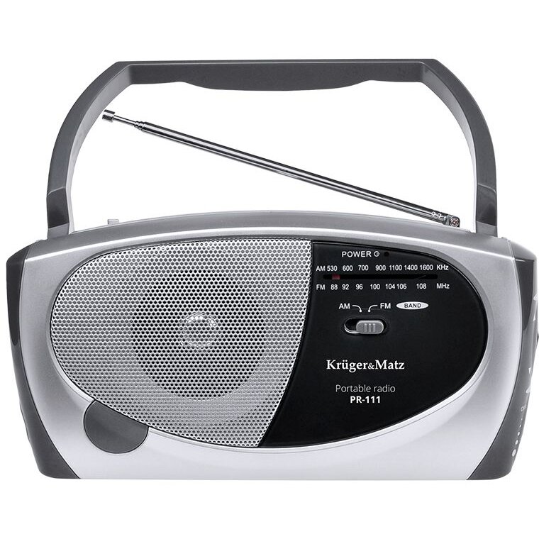 Oferte la Radio Portabil URZ2038 AM/FM Gri/Negru
