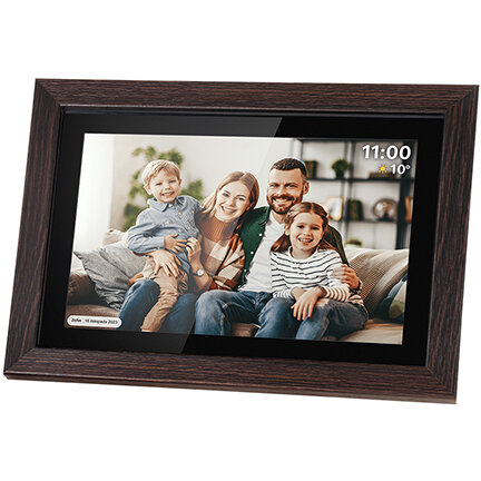 Oferte la Rama Foto Digitala KM1102 Frameo Ecran IPS 10.1Inch Memorie 16GB WiFi Maro/Negru
