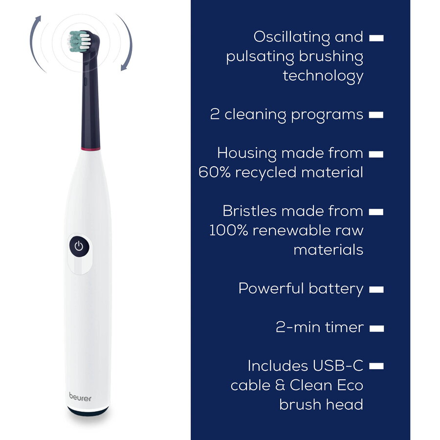 Oferte la TB 15 Green Planet, Electric Toothbrush, White