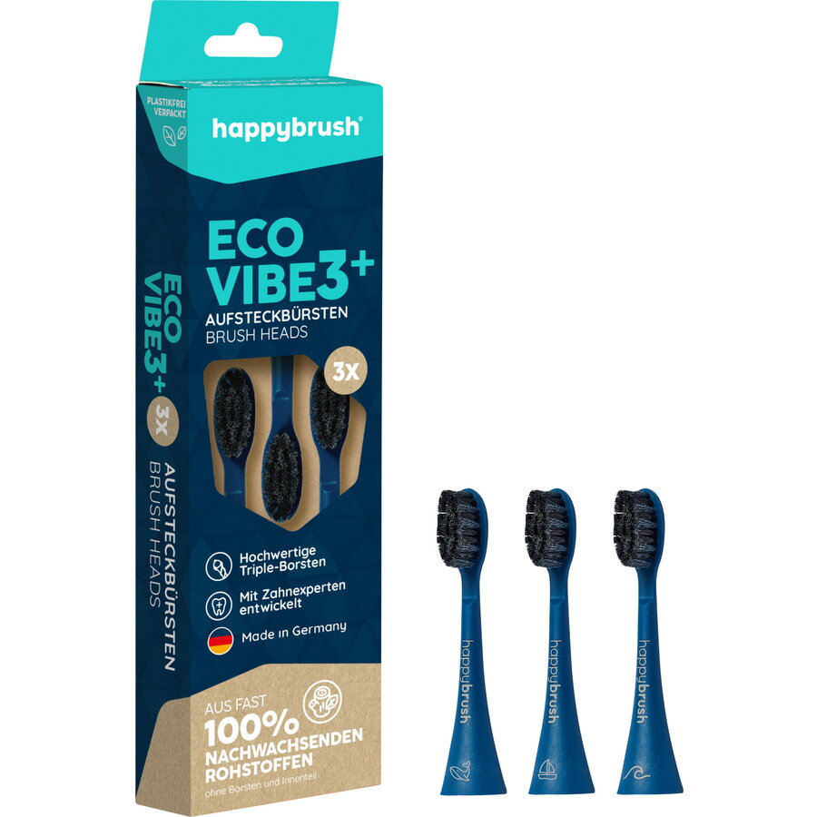 Oferte la ECO VIBE 3 replacement brush heads, blue brush head