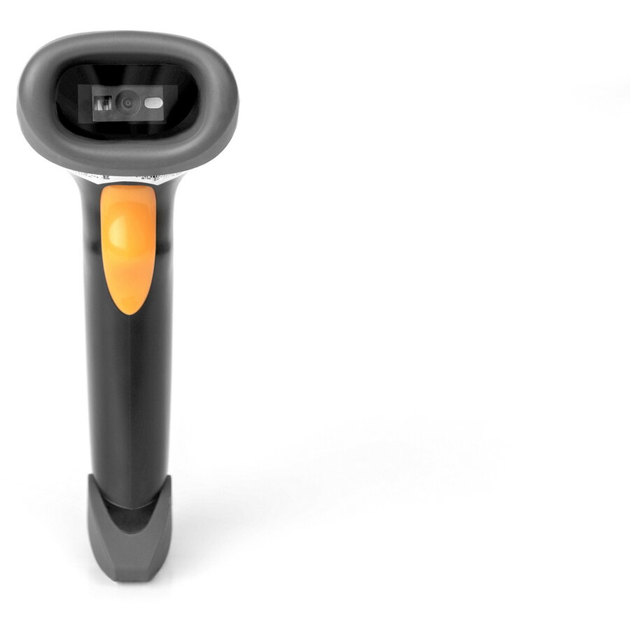 Oferte la Scanner 2D Barcode Handheld Scanner, Black Barcode Scanner, Battery Operated, with Stand, QR Code Compatible