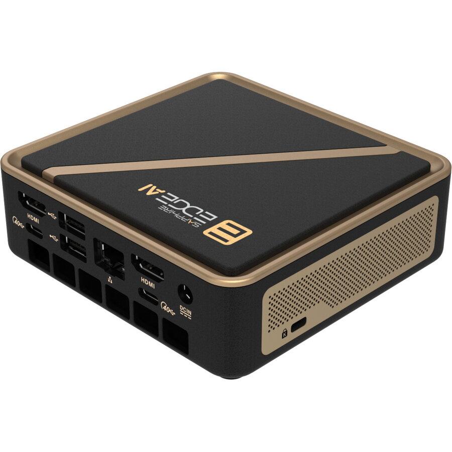 Oferte la Barebone Edge AI 350 UCFF AMD Ryzen AI 7 350 No RAM No SSD AMD Radeon 860M No OS Negru