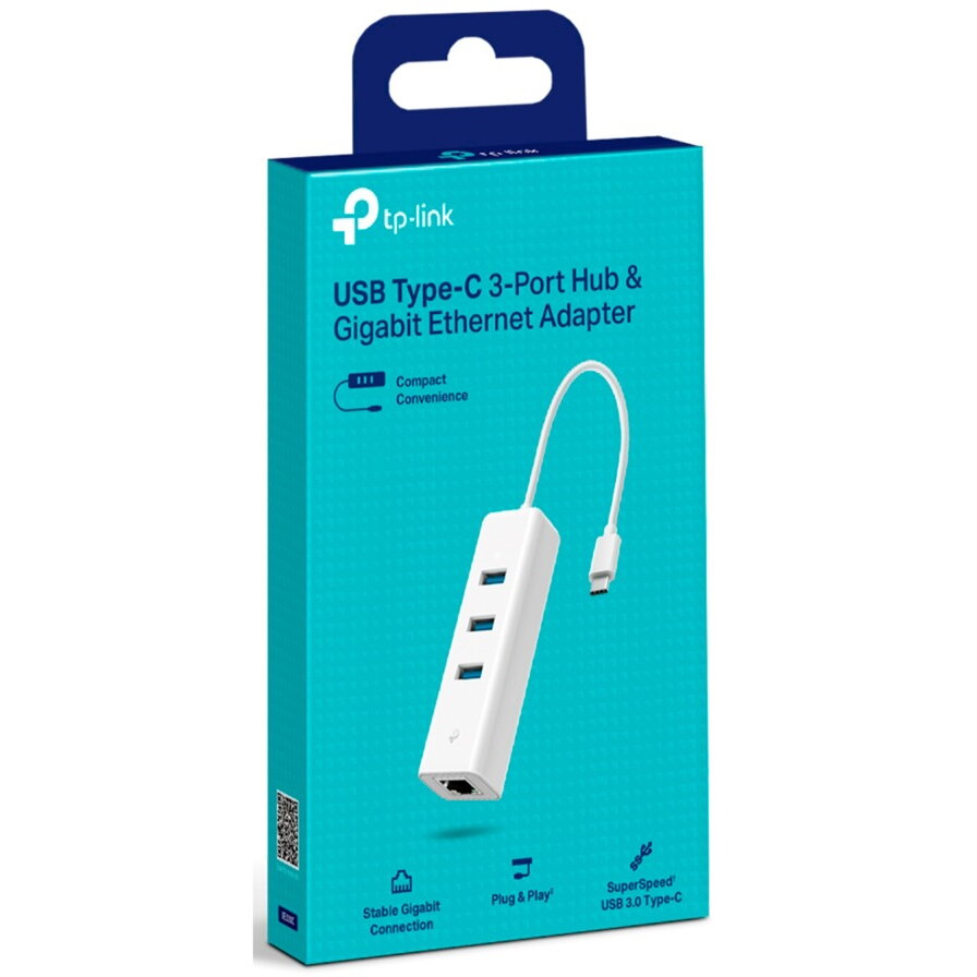 Oferte la Accesoriu server LAN adapter UE330C, USB 3.2 Gen1 USB-C > 3x USB-A + RJ-45 white, Gigabit Ethernet