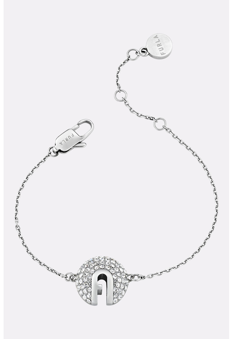 Oferte la Bratara de otel inoxidabil cu talisman cu cristal Flow