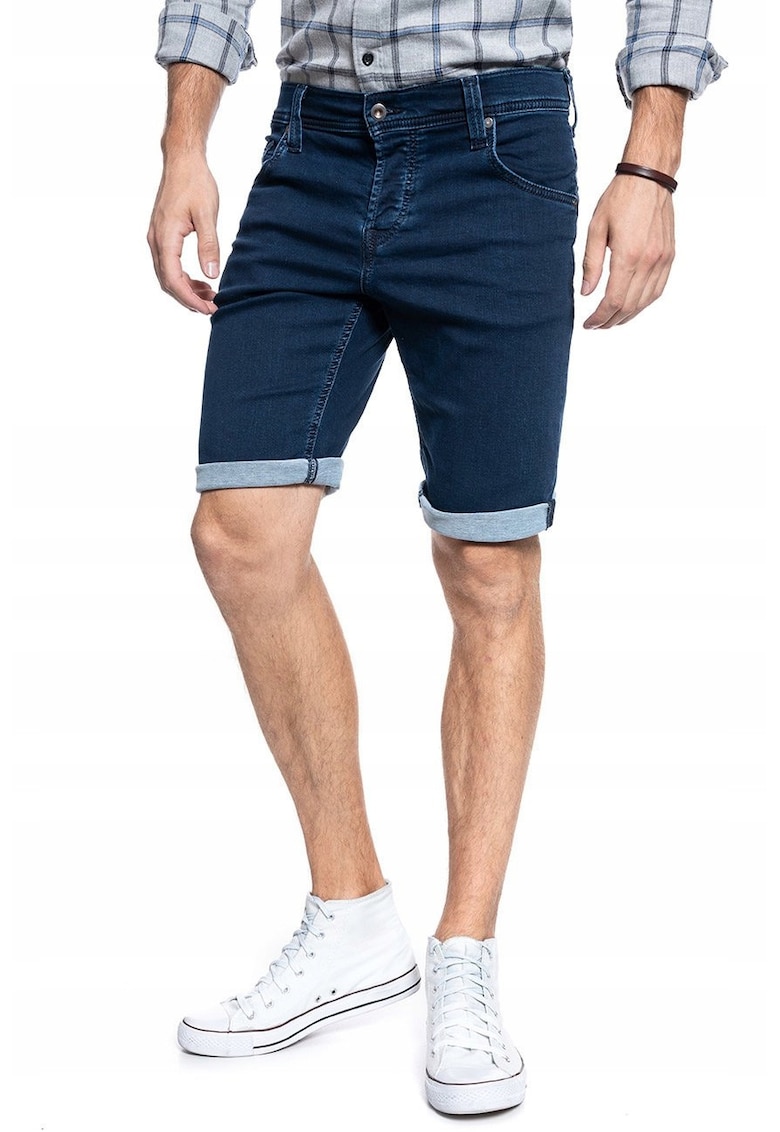 Oferte la Bermude din denim cu talie medie Chicago Short