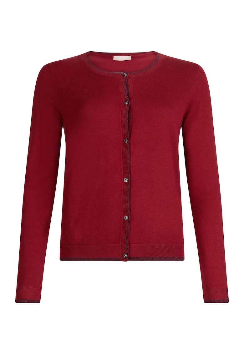 Oferte la Cardigan cu detalii stralucitoare - Visiniu