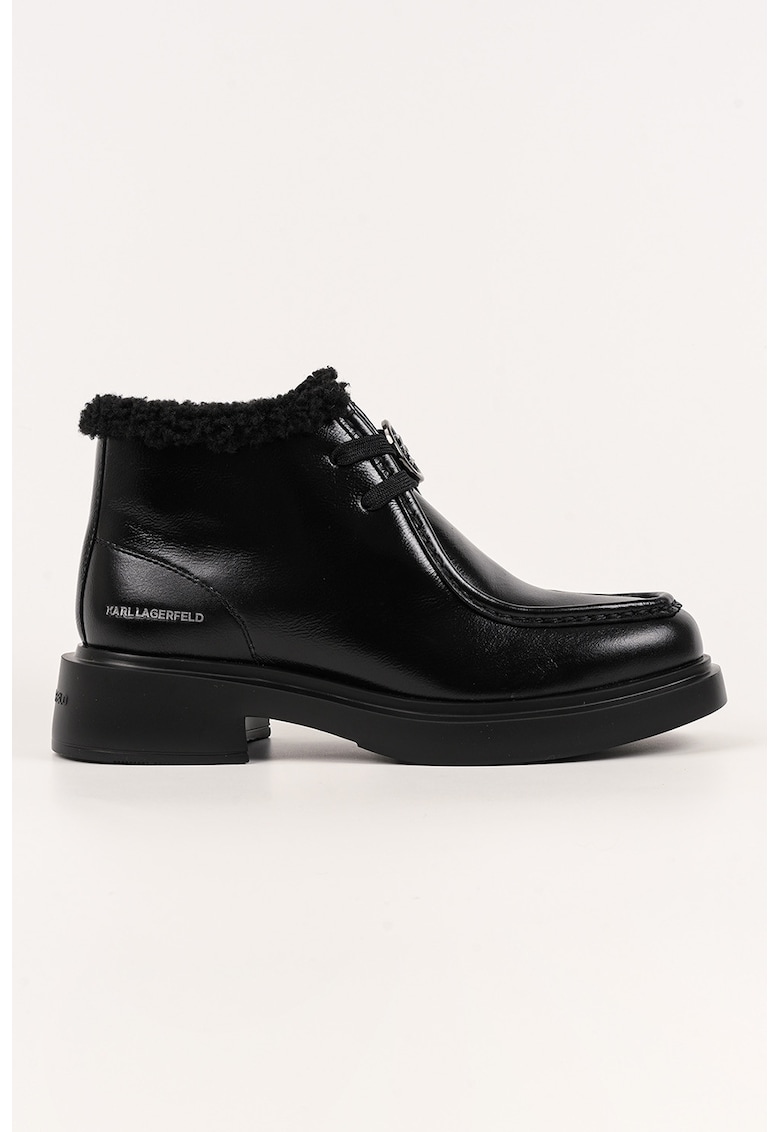 Oferte la Ghete din piele - Negru