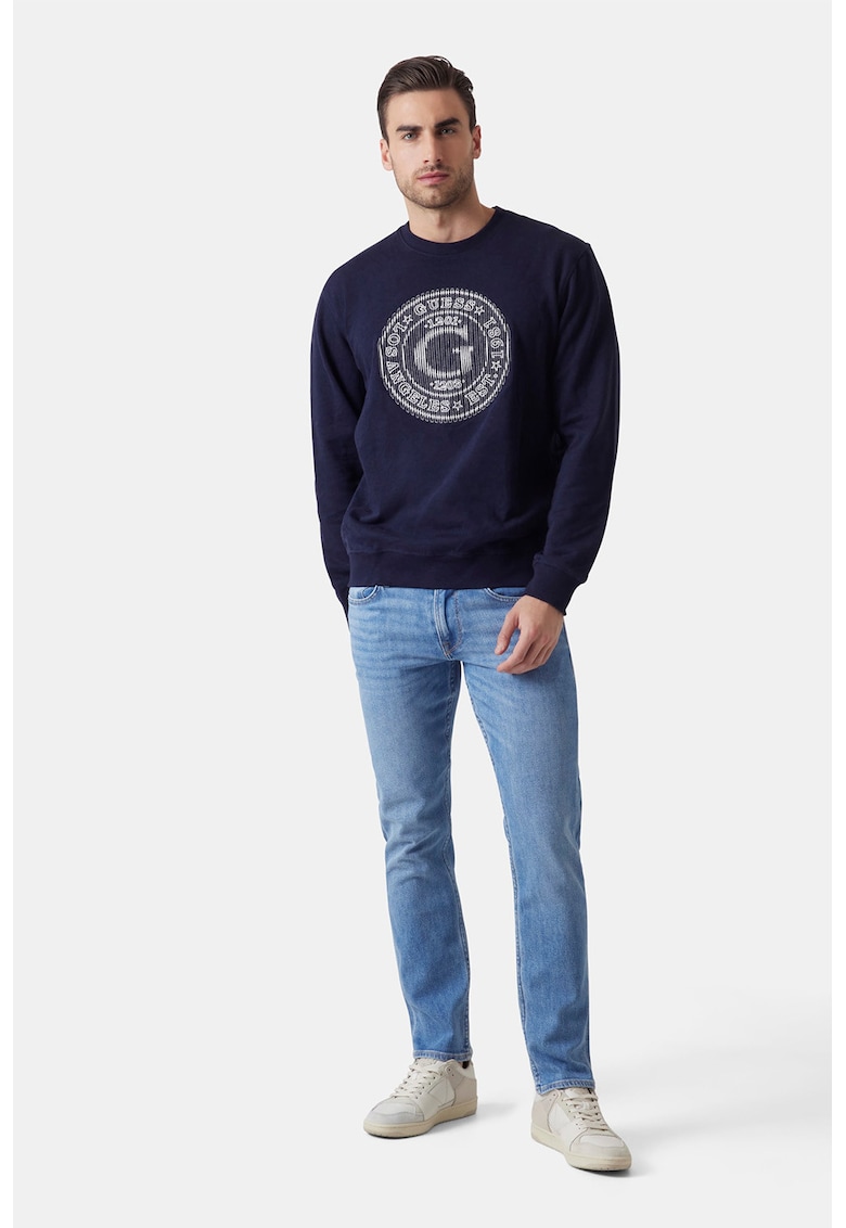 Oferte la Blugi slim-fit din amestec de lyocell - Albastru