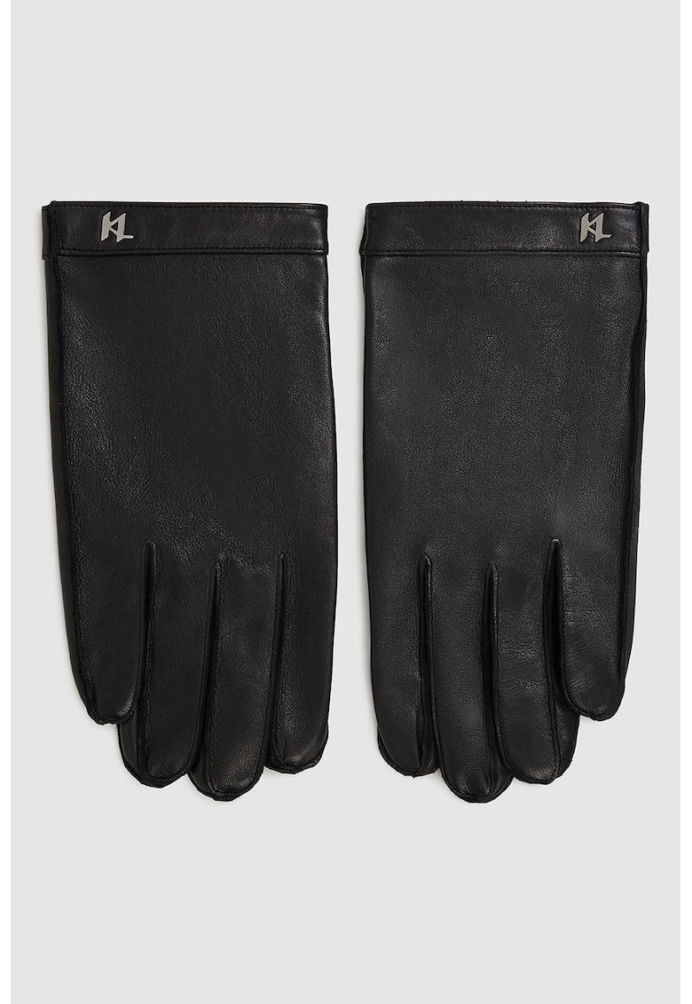 Oferte la Manusi uni de piele - Negru