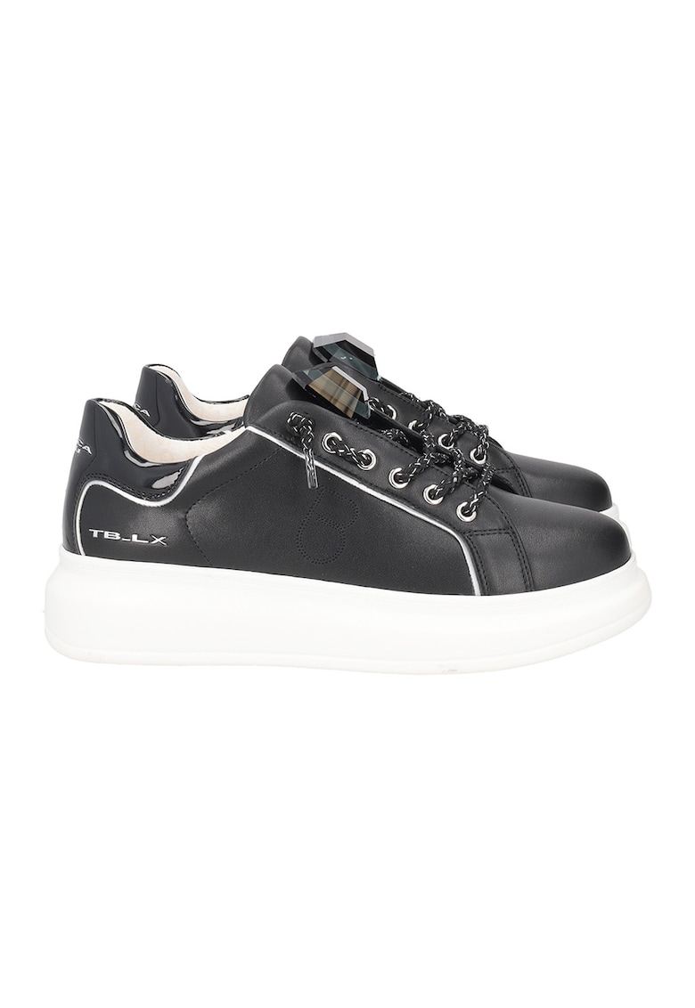 Oferte la Pantofi sport cu insertii din piele - Negru