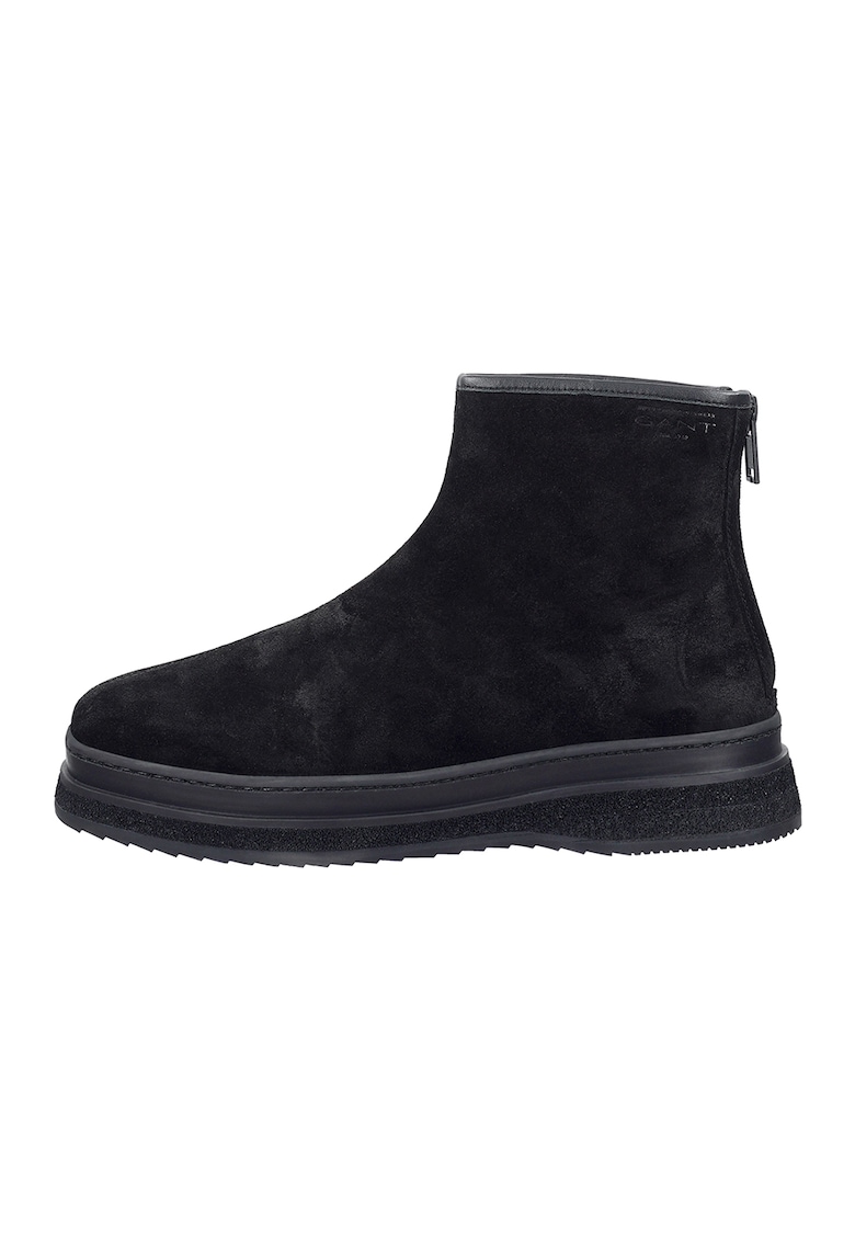 Oferte la Ghete din piele intoarsa cu fermoar Blistown - Negru