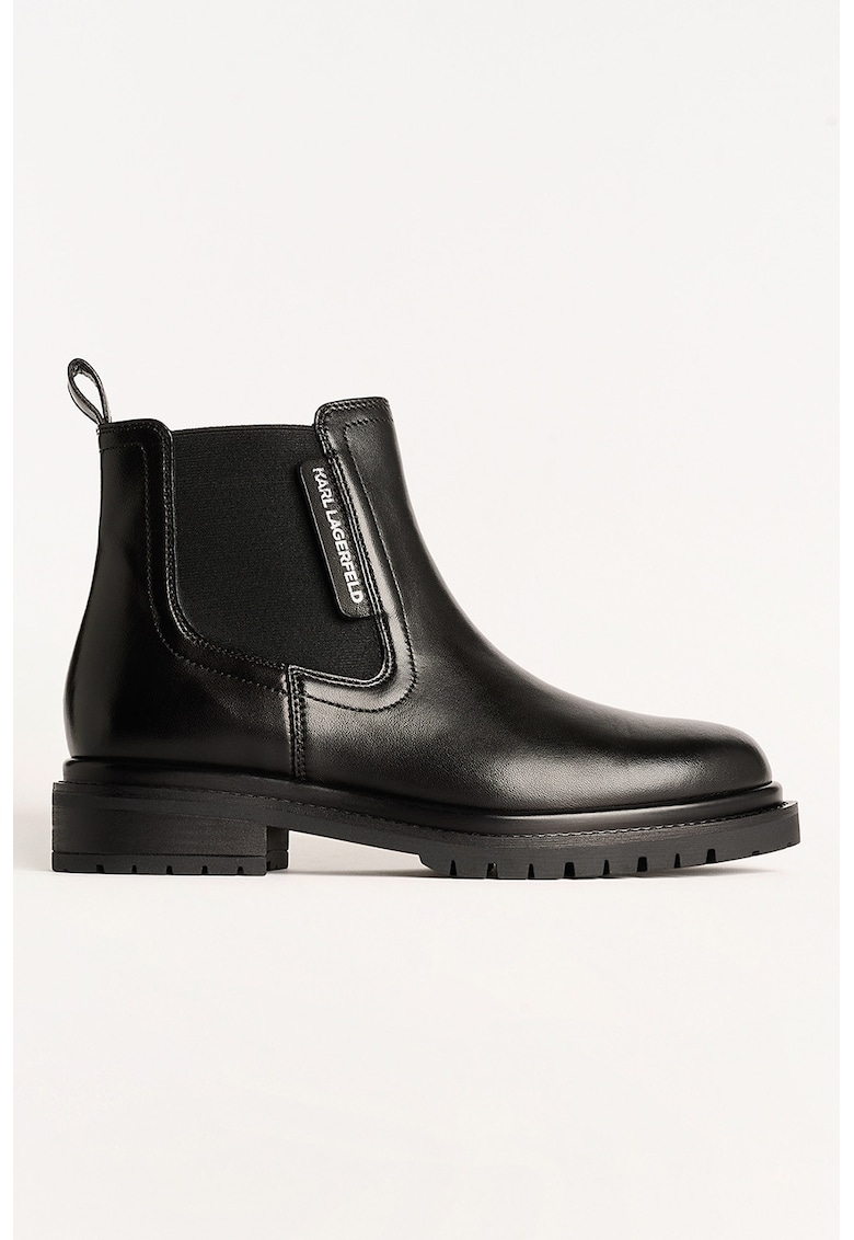 Oferte la Czime Chelsea din piele - Negru
