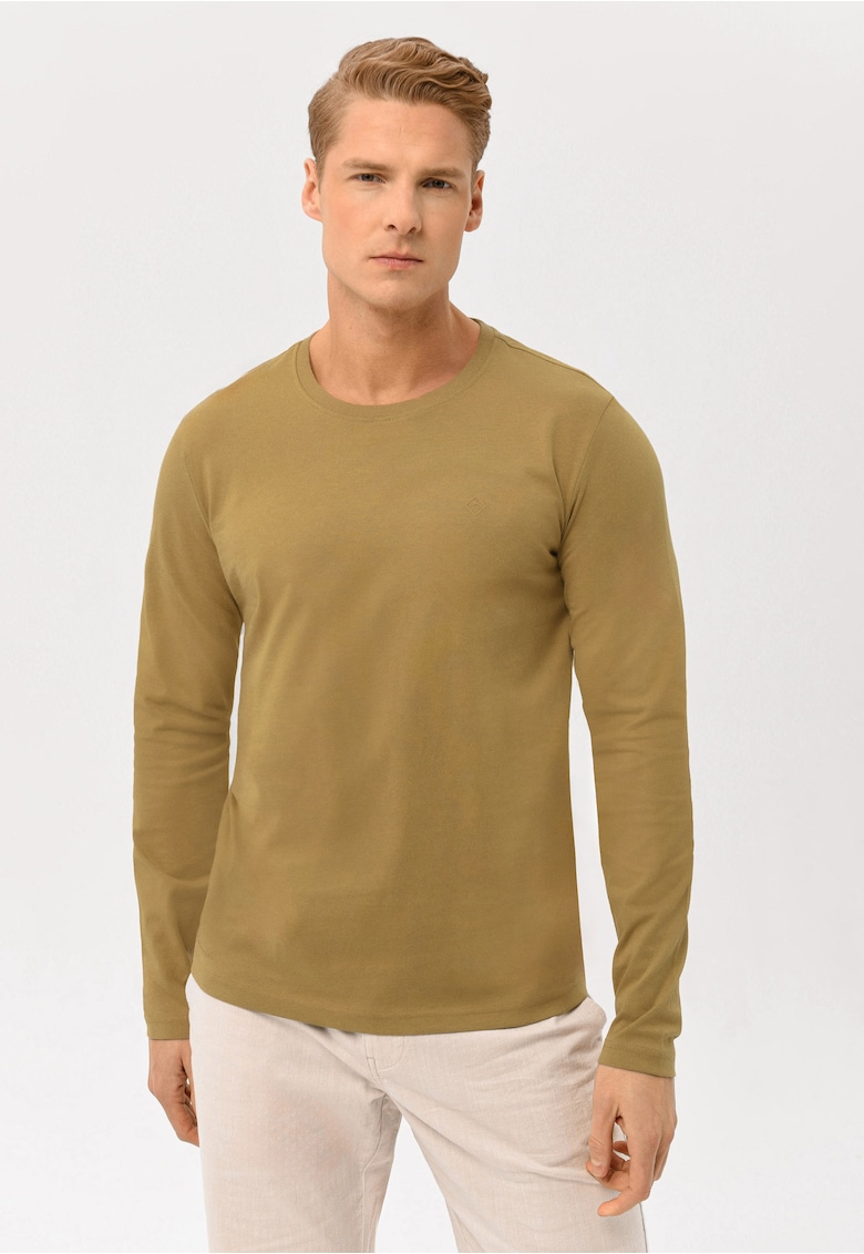Oferte la Bluza din bumbac  L-Hals pentru barbati - bej