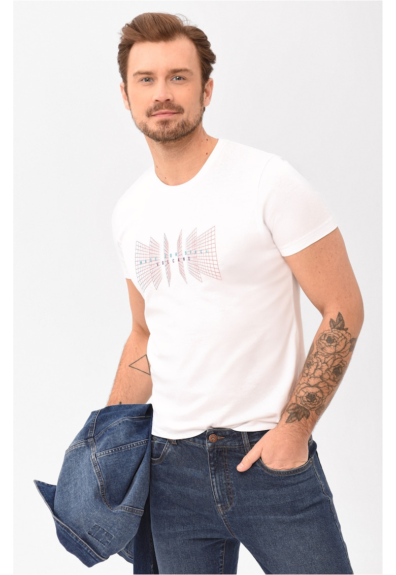 Oferte la Tricou  T-Flux pentru barbati - alb - Alb