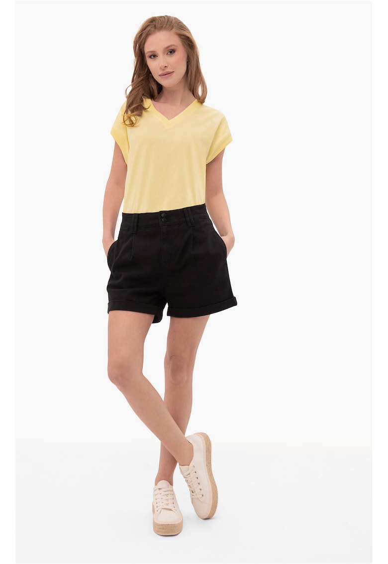 Oferte la Tricou pentru femei  T-Sky galben - V-neck Comfort Fit - Galben