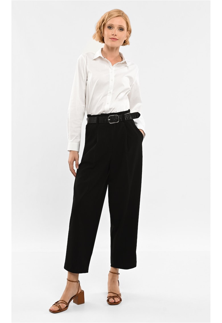 Oferte la Pantaloni eleganti  R-Isa pentru femei - negru - Negru