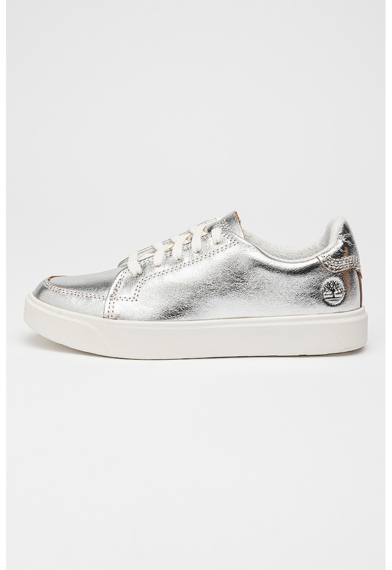 Oferte la Pantofi sport low-cut de piele Emerson Street - Argintiu