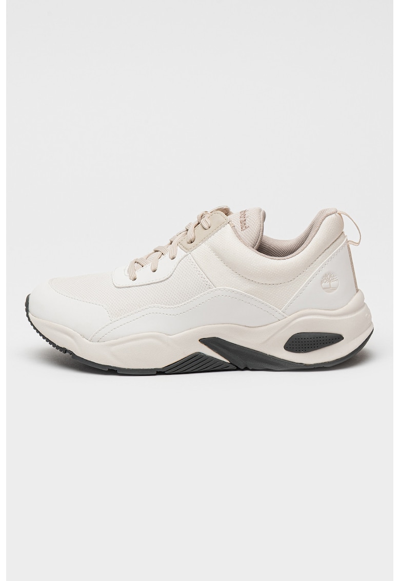 Oferte la Pantofi sport cu garnituri de piele Delphiville - Alb