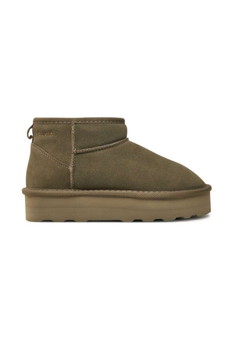 Oferte la Cizme dama -  25350 - Piele naturala - Verde