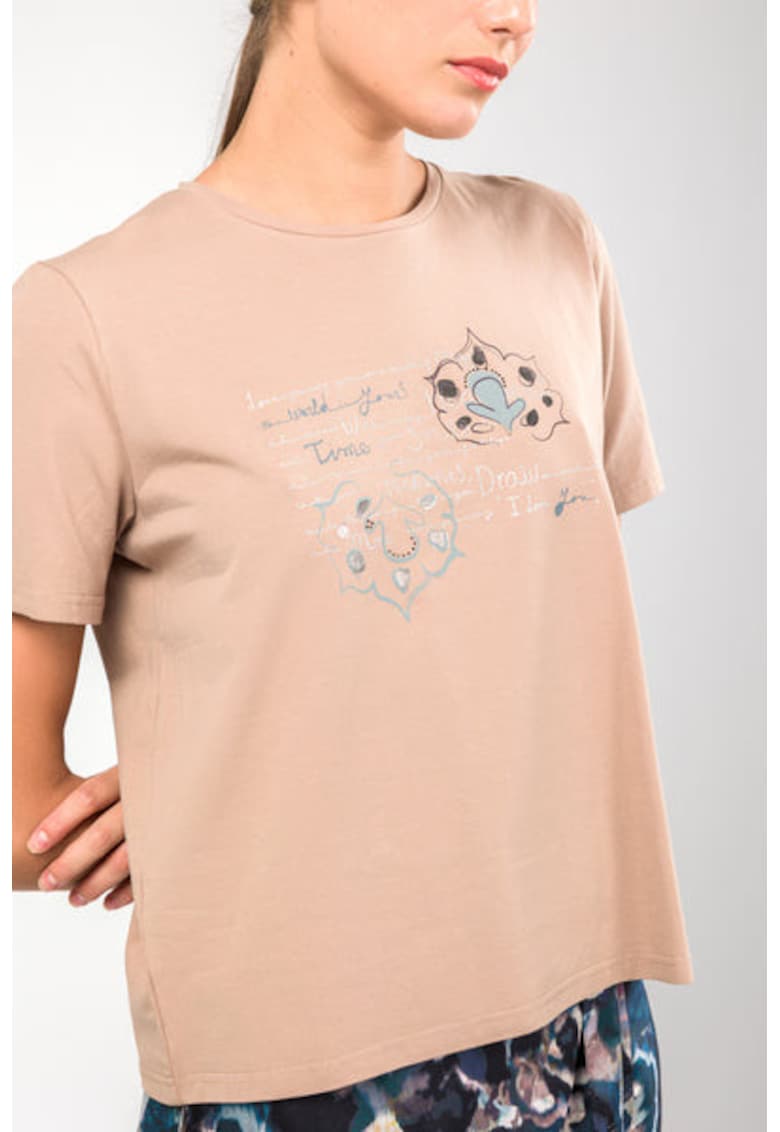 Oferte la Tricou dama maneca scurta 41271 603 - Bej