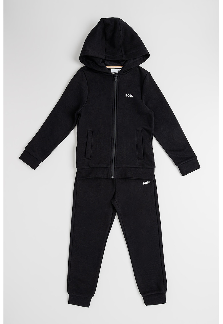 Oferte la Trening cu detalii logo si fermoar - Negru
