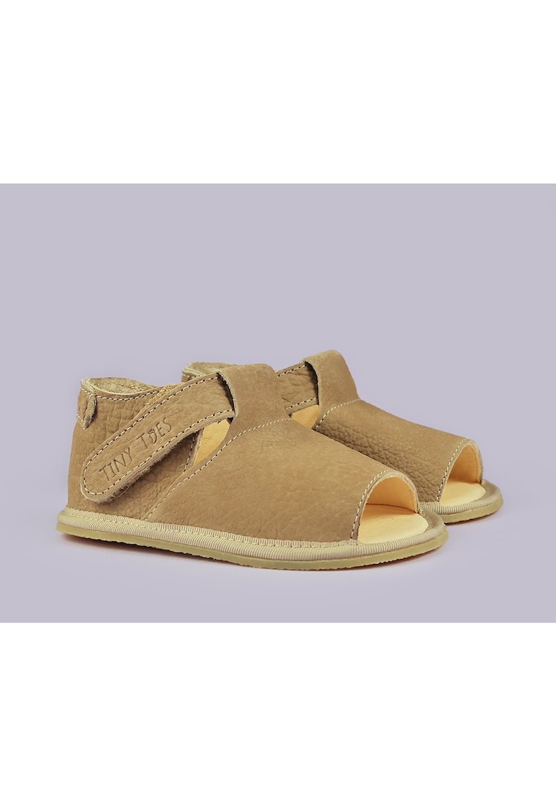 Oferte la Sandale Barefoot din piele naturala - Krem - Bej - Bej
