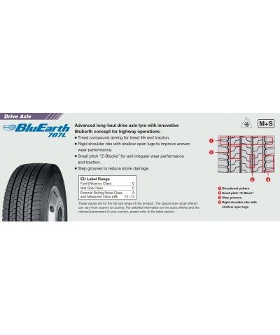 Oferte la YOKOHAMA BluEarth 707L 295/60R22.5 150/147L