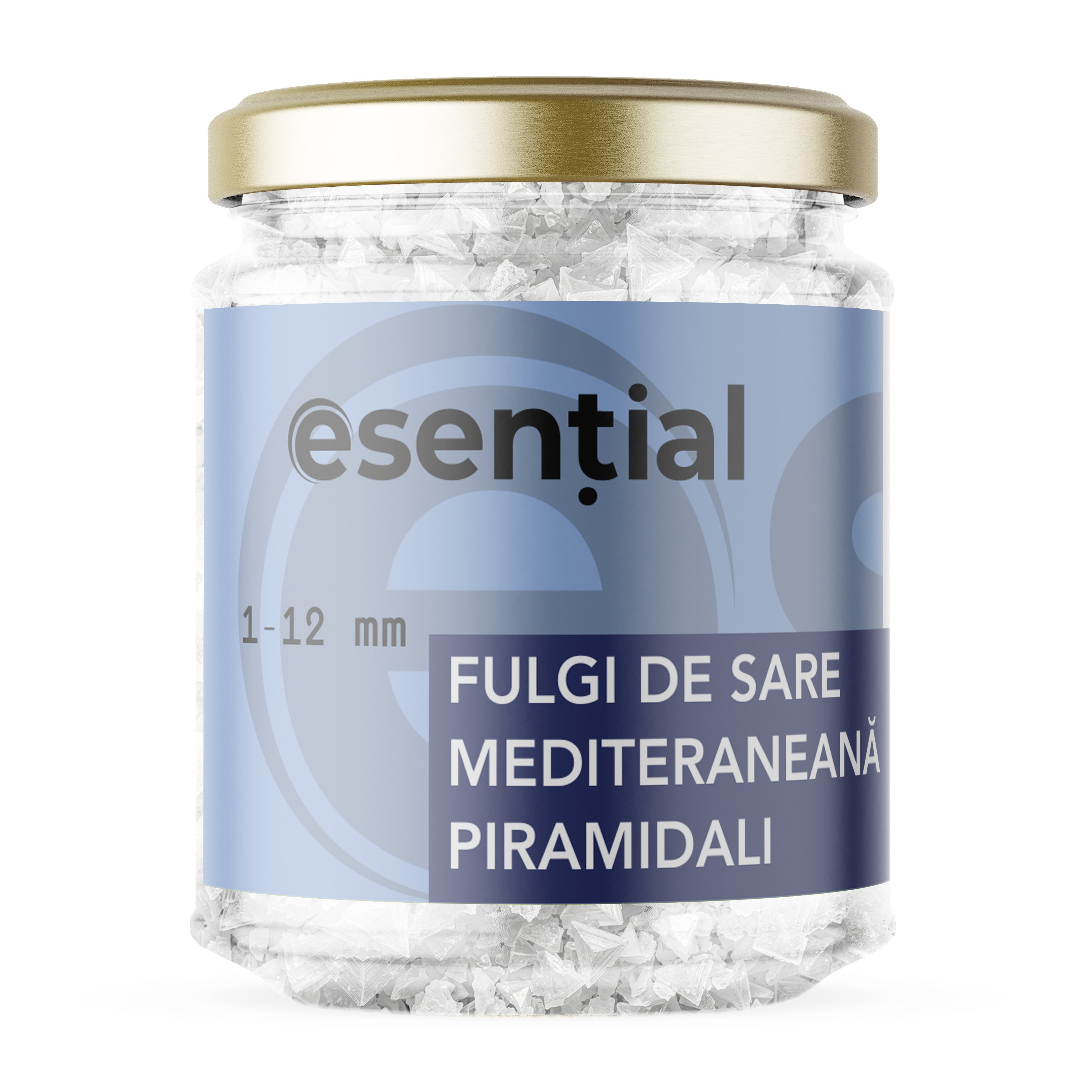 Oferte la Fulgi de sare mediteraneană piramidali, 1–12 mm, 90 g, Esential