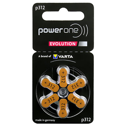 Oferte la SET BATERII AUDITIVE POWER ONE EVOLUTION 312 VARTA