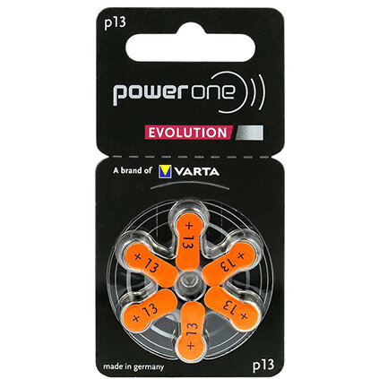 Oferte la SET BATERII AUDITIVE POWER ONE EVOLUTION 675 VARTA