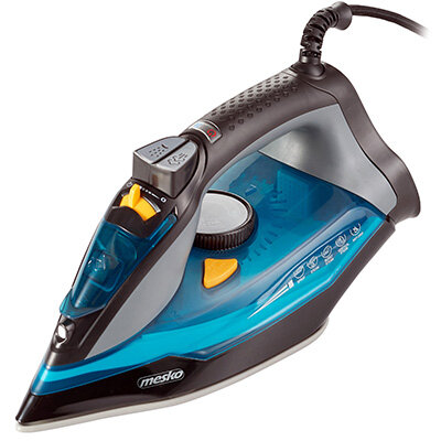 Oferte la Fier de Calcat cu Aburi MS 5041 Talpa Ceramica Rezervor Apa 0.35L Putere 3000W Negru/Albastru