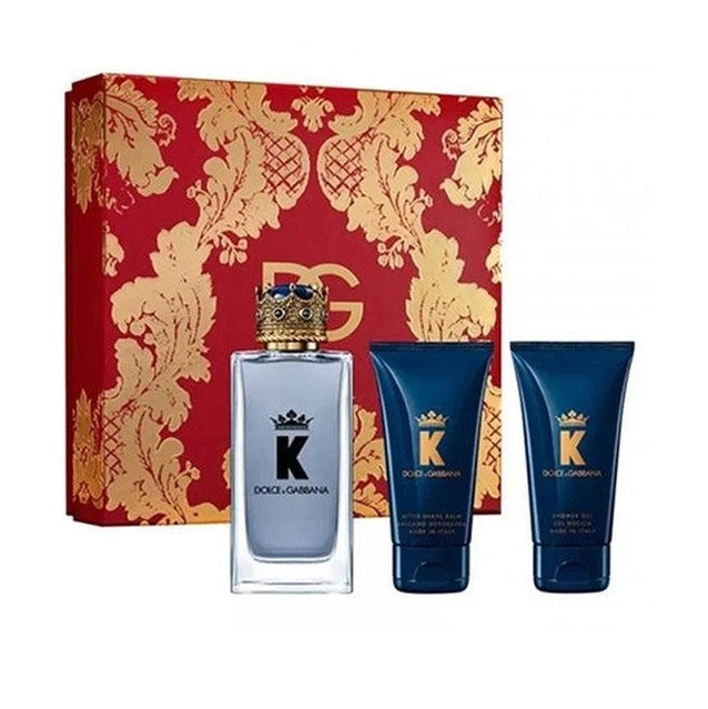 Oferte la Set cadou D&G K by Dolce&Gabbana, Barbati, Apa de Toaleta, 100ml + Gel de dus 50 ml + After shave balsam, 50 ml