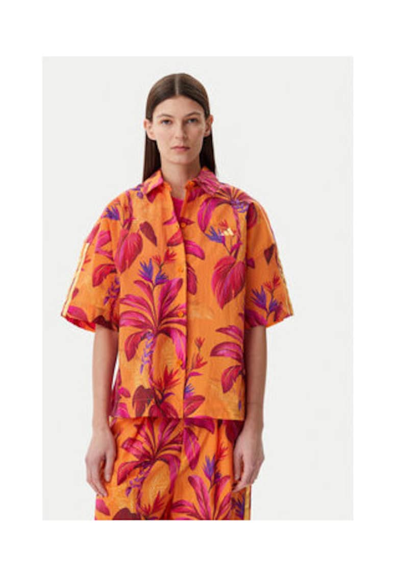 Oferte la Camasa cu maneca scurta si imprimeu floral