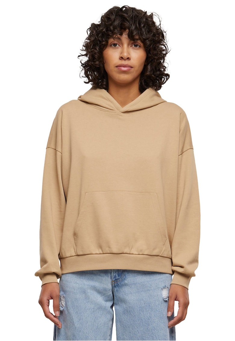 Oferte la Hanorac lejer cu buzunar kangaroo - Caramel