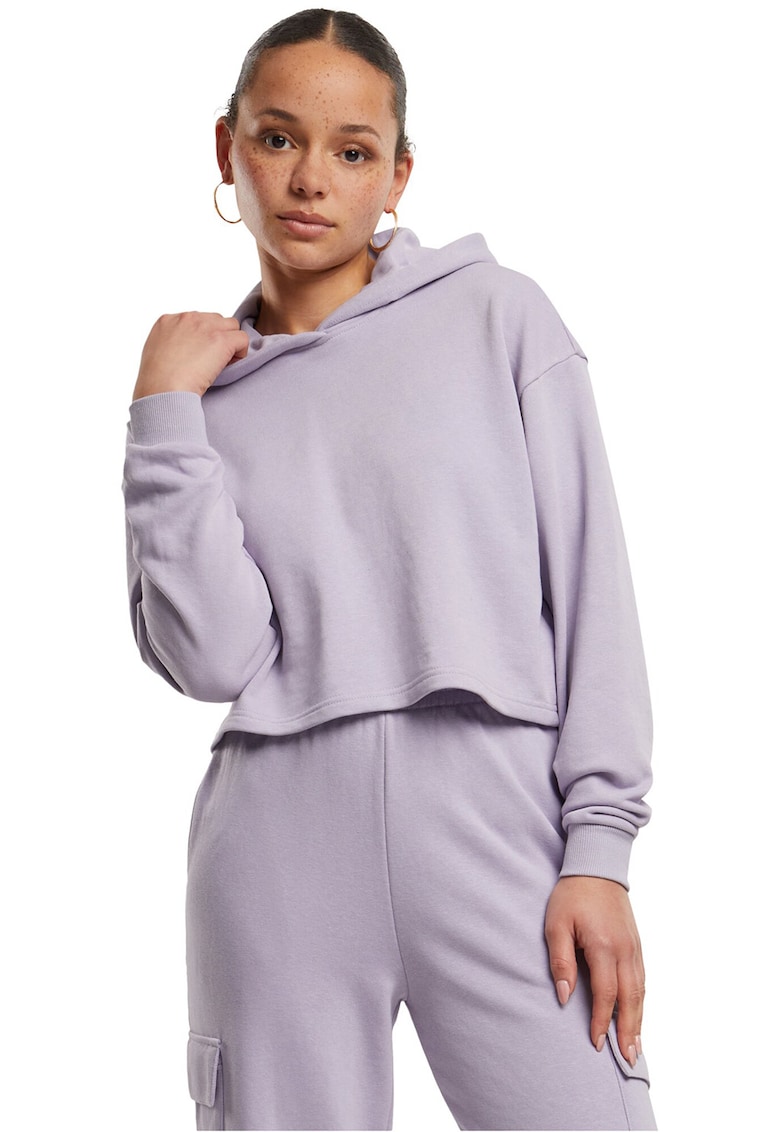 Oferte la Hanorac crop cu maneci cazute - Lila