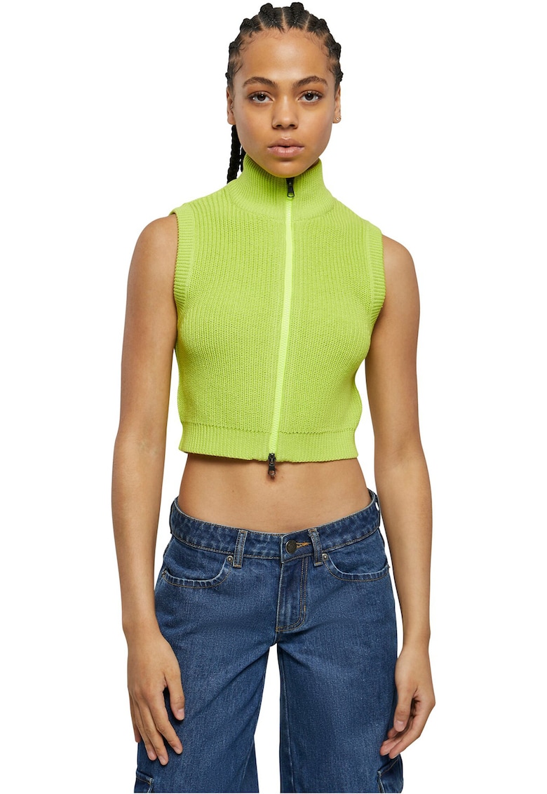 Oferte la Vesta crop tricotata - Verde lime
