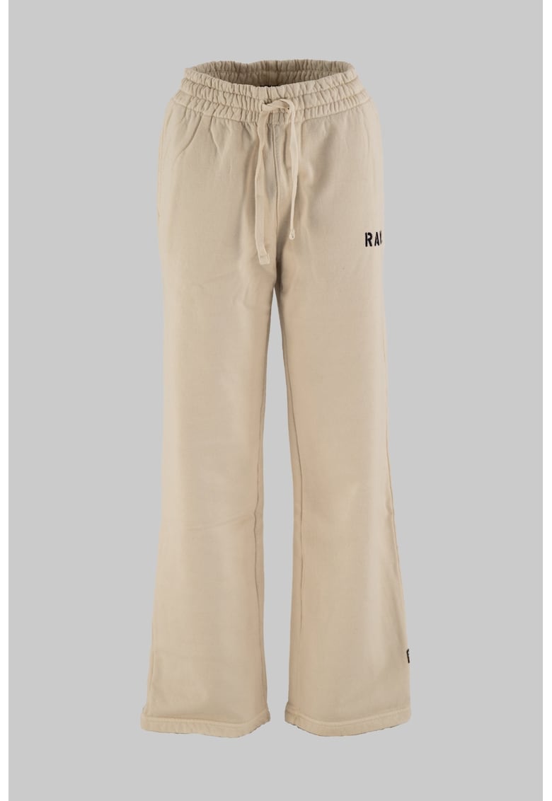 Oferte la Pantaloni de trening de bumbac cu snur - Bej