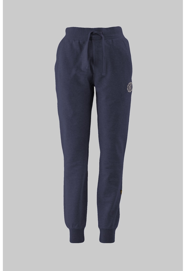 Oferte la Pantaloni de trening de bumbac cu snur - Albastru inchis