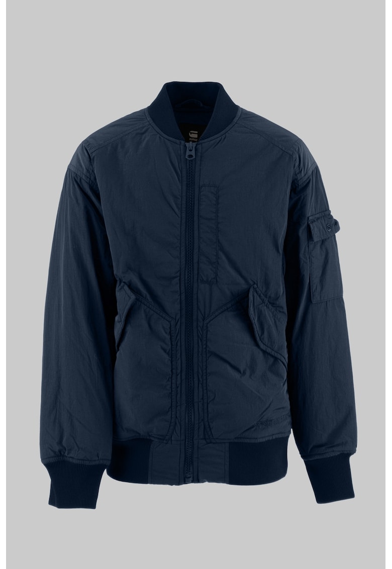 Oferte la Jacheta bomber uni - Albastru inchis