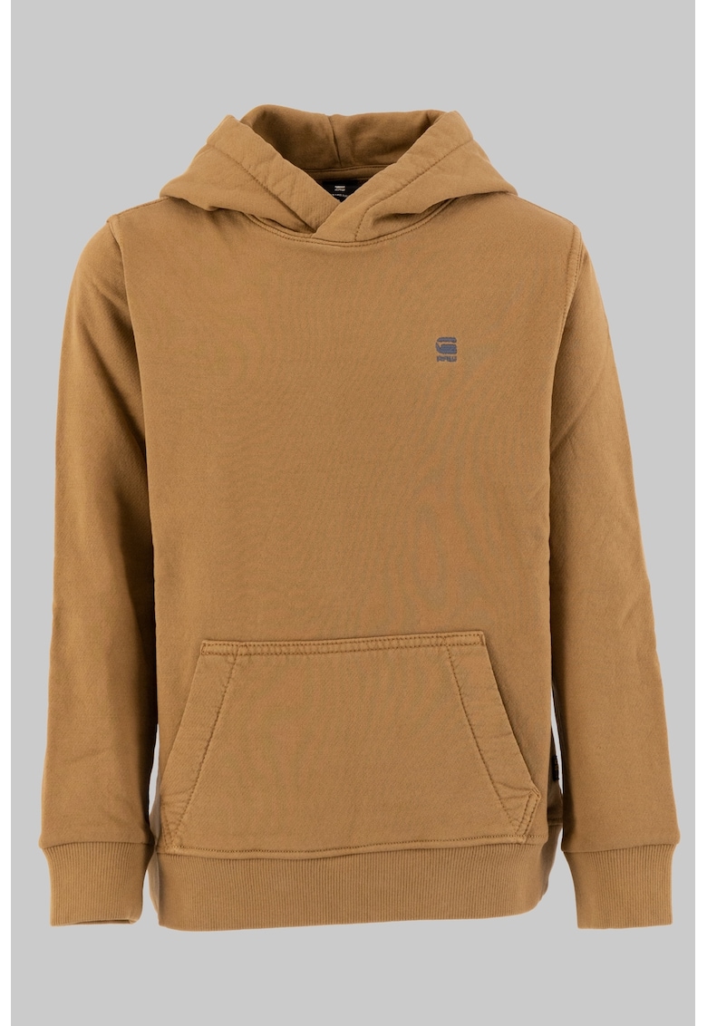 Oferte la Hanorac de bumbac cu buzunar kangaroo - Caramel