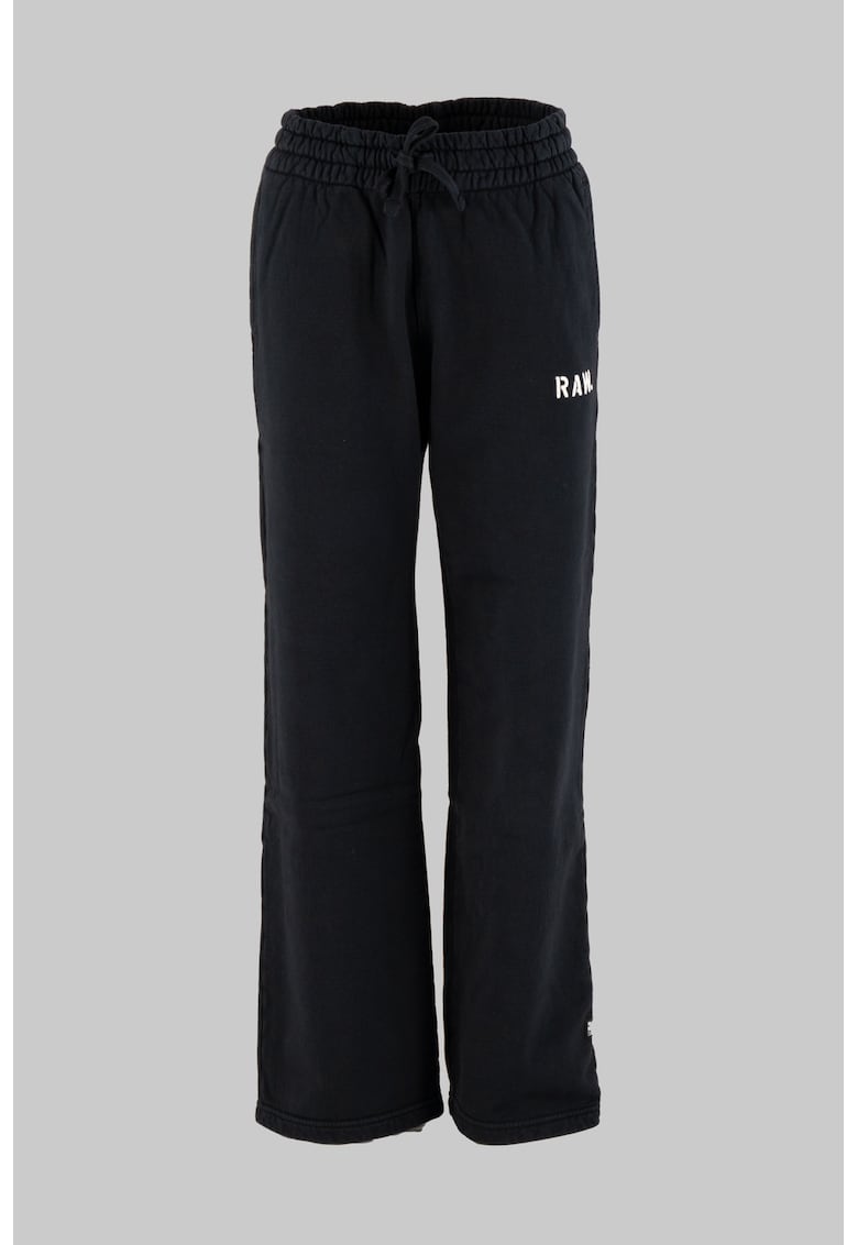 Oferte la Pantaloni de trening de bumbac cu snur - Negru