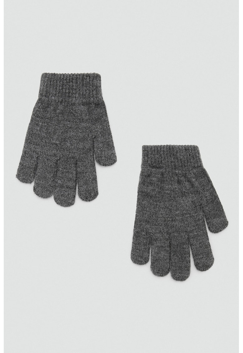 Oferte la Manusi din tricot - Gri inchis melange