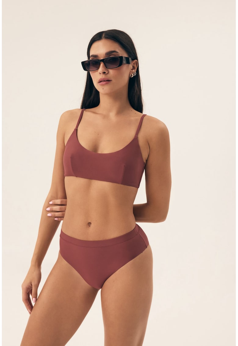 Oferte la Sutien tip top de baie Novia  Castaniu-bronz - Bronz