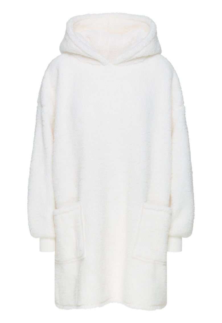 Oferte la Halat dama -  Alb crem - Fleece