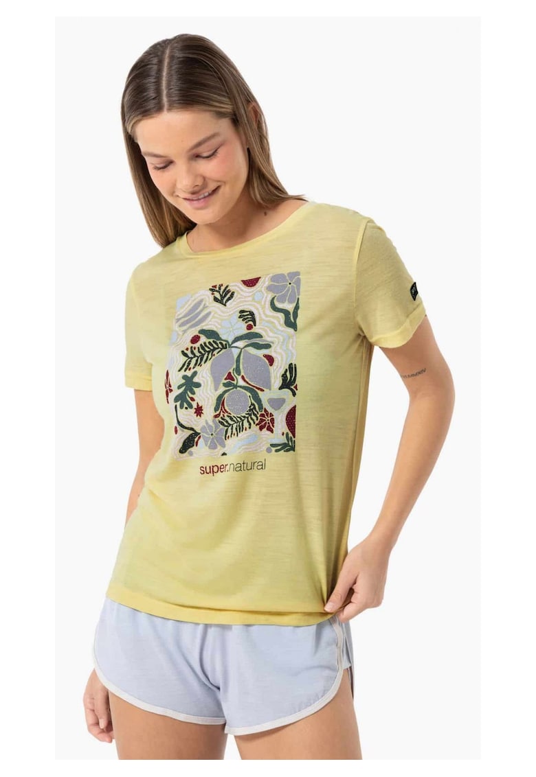 Oferte la Tricou din amestec de lana Dolce Vita - Galben
