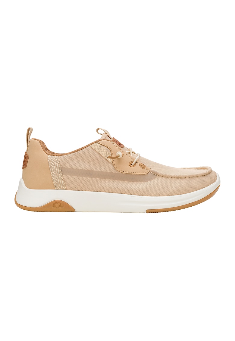 Oferte la Pantofi sport cu detalii logo - Maro deschis