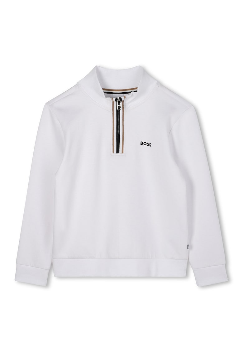 Oferte la Bluza de trening cu fermoar scurt - Alb optic