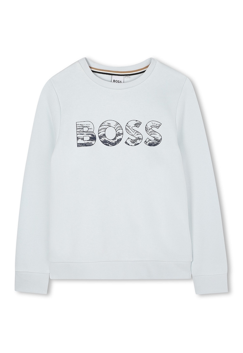 Oferte la Bluza de trening cu imprimeu logo - Alb murdar