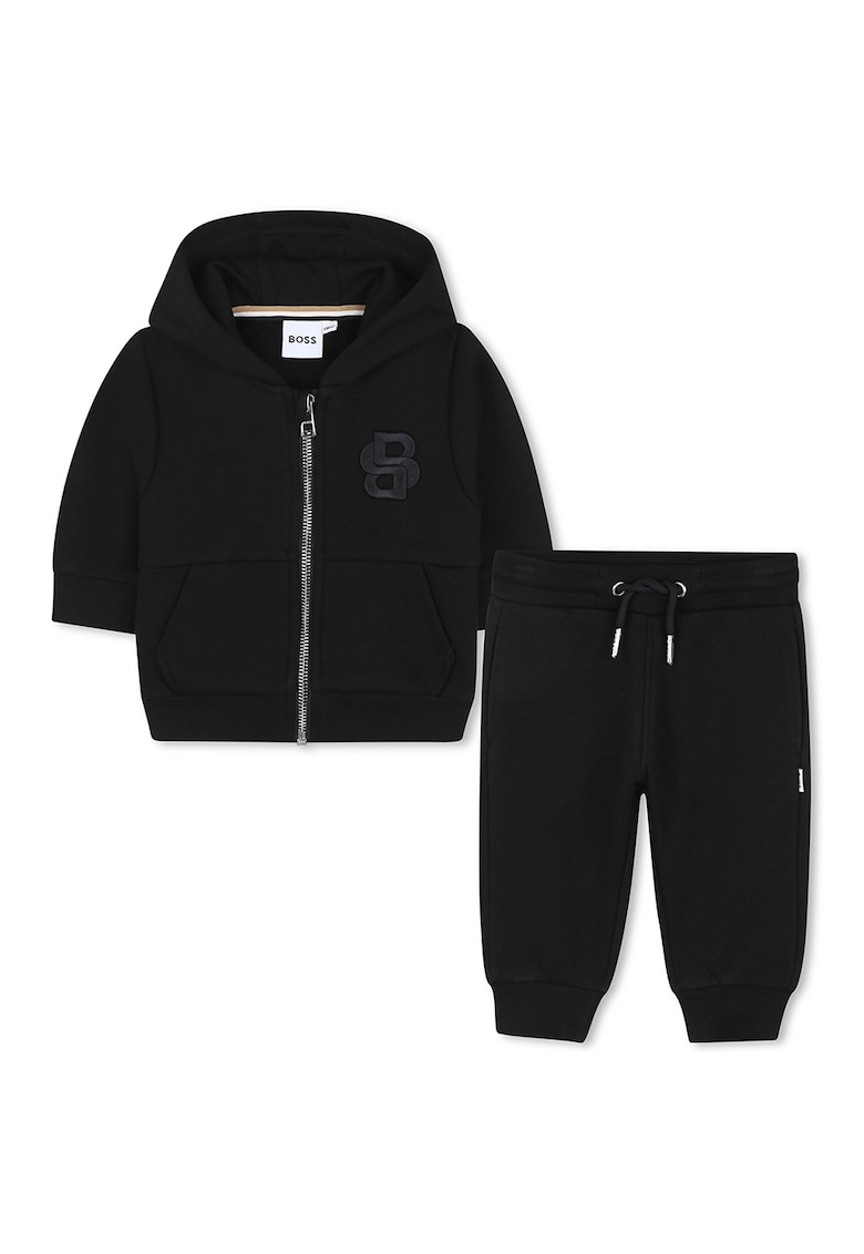 Oferte la Trening cu pantaloni lungi si fermoar - Negru
